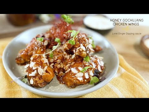 Honey Gochujang Wings with Wildflower Honey