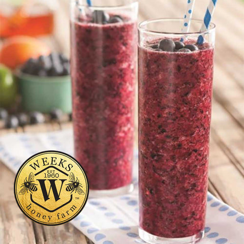 Cool Down with a Honey Blueberry Citrus Slush