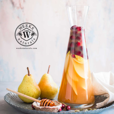 Weeks Honey Cardamom Pear Sangria Recipe