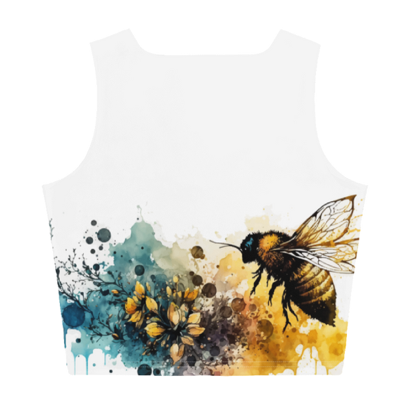 Save the Bees Crop Top is a Summer must! -  - Only $26.49! Order now at Weeks Honey Farm Fast shipping and excellent customer service.