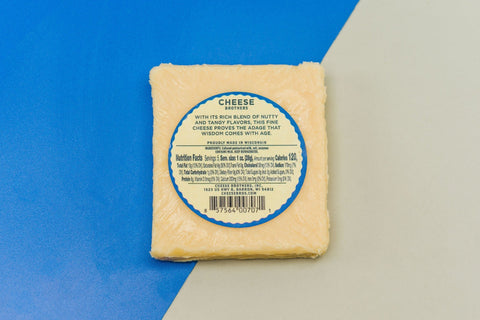 8-Year-Aged Cheddar from Wisconsin - Reserve Cheese - Only $10.95! Order now at Weeks Honey Farm Fast shipping and excellent customer service.