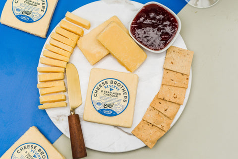 8-Year-Aged Cheddar from Wisconsin - Reserve Cheese - Only $10.95! Order now at Weeks Honey Farm Fast shipping and excellent customer service.