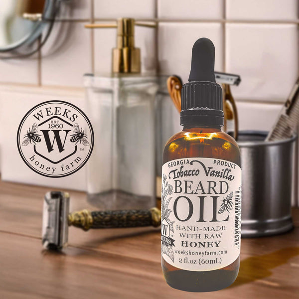 Beard Oil to Soften and Nourish (2 fl oz) - Cosmetics - Only $12.99! Order now at Weeks Honey Farm Fast shipping and excellent customer service.