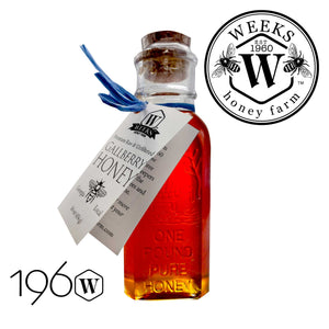 Weeks Vintage Glass Corked Honey Jars- Special Edition; 16 oz -  - Only $14.99! Order now at Weeks Honey Farm Fast shipping and excellent customer service.