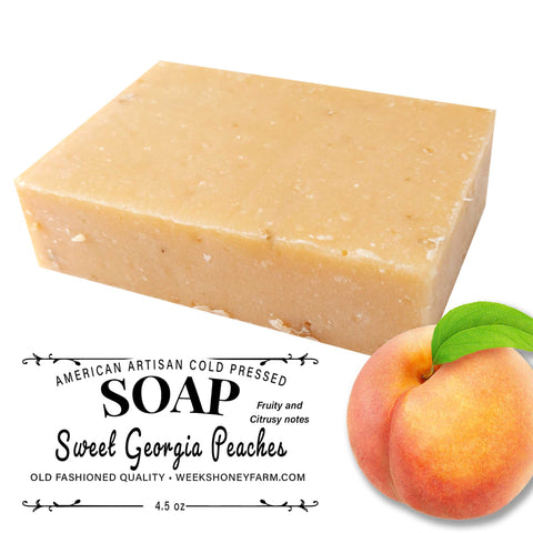 Handmade Cold Pressed Artisan Soaps- Assorted Fragrances, 4.5 oz Each - Soaps - Only $4.99! Order now at Weeks Honey Farm Fast shipping and excellent customer service.