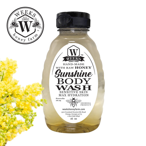 Weeks Honey Body Wash for Max Hydration: 16oz - Soaps - Only $9.99! Order now at Weeks Honey Farm Fast shipping and excellent customer service.