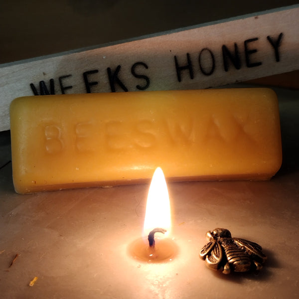 Weeks All-Natural Food Grade Beeswax - Bees Wax - Only $2.50! Order now at Weeks Honey Farm Fast shipping and excellent customer service.