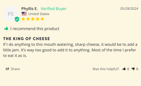 15-Year-Aged Cheddar from Wisconsin - Reserve Cheese - Only $19.16! Order now at Weeks Honey Farm Fast shipping and excellent customer service.