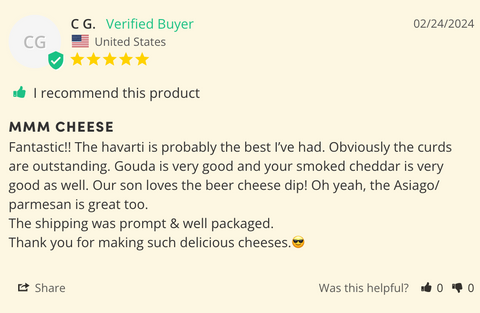 Classic Gouda from Wisconsin - House Cheese - Only $7.60! Order now at Weeks Honey Farm Fast shipping and excellent customer service.