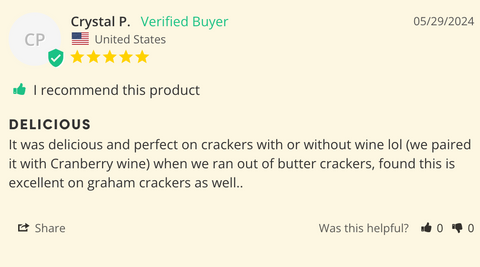 Cranberry Walnut Cheese Spread *New* from Wisconsin - Cheese - Only $8.95! Order now at Weeks Honey Farm Fast shipping and excellent customer service.