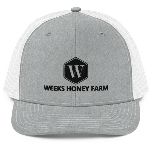 Official Weeks Honey Farm Trucker Cap - Apparel & Accessories - Only $27.99! Order now at Weeks Honey Farm Fast shipping and excellent customer service.