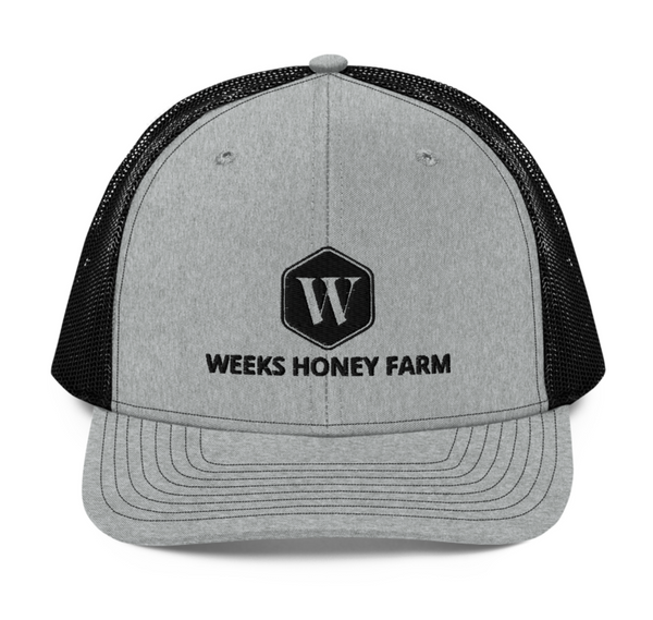 Official Weeks Honey Farm Trucker Cap - Apparel & Accessories - Only $27.99! Order now at Weeks Honey Farm Fast shipping and excellent customer service.