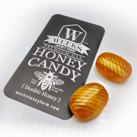 Weeks Honey Candy made with real American honey! 1/2 lb - Food Items - Only $9.99! Order now at Weeks Honey Farm Fast shipping and excellent customer service.