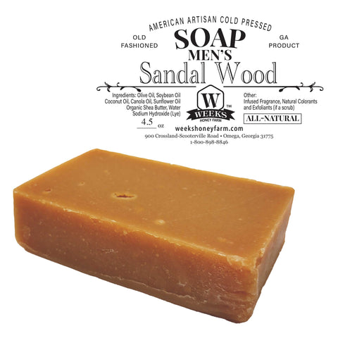 Handmade Cold Pressed Artisan Soaps- Assorted Fragrances, 4.5 oz Each - Soaps - Only $4.99! Order now at Weeks Honey Farm Fast shipping and excellent customer service.