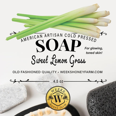 Handmade Cold Pressed Artisan Soaps- Assorted Fragrances, 4.5 oz Each - Soaps - Only $4.99! Order now at Weeks Honey Farm Fast shipping and excellent customer service.