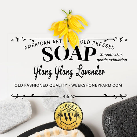 Handmade Cold Pressed Artisan Soaps- Assorted Fragrances, 4.5 oz Each - Soaps - Only $4.99! Order now at Weeks Honey Farm Fast shipping and excellent customer service.