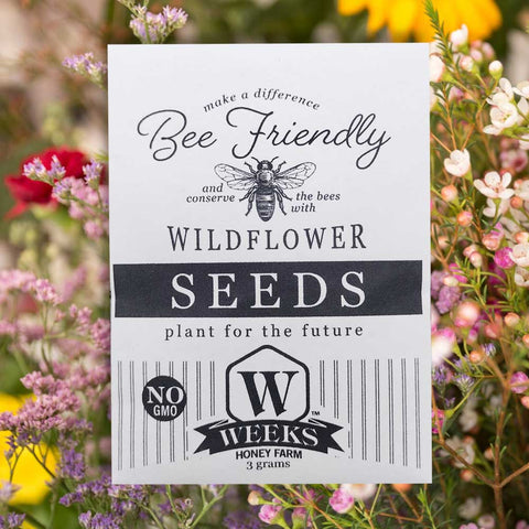 Bee Friendly Seed Collection Inspired by Our Honey Bees Favorite Flowers (3 Pack) - Gifts - Only $9.99! Order now at Weeks Honey Farm Fast shipping and excellent customer service.