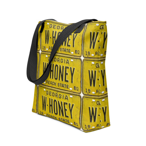 Weeks Honey Farm Vintage Georgia Tag Tote Bag - 1960 -  - Only $29.50! Order now at Weeks Honey Farm Fast shipping and excellent customer service.