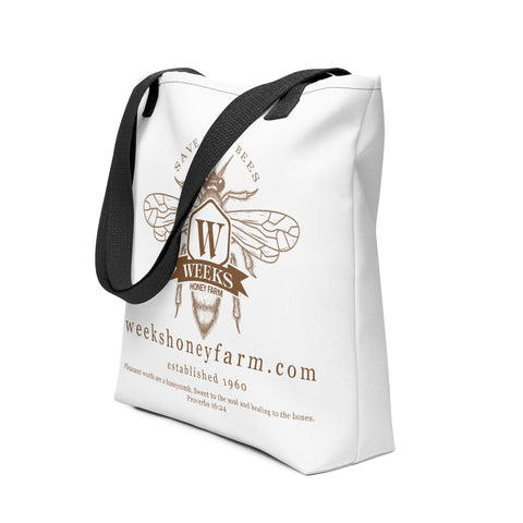 Weeks Bee Tote bag 1960 -  - Only $29.50! Order now at Weeks Honey Farm Fast shipping and excellent customer service.