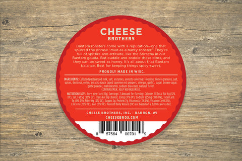 Honey Sriracha Gouda from Wisconsin - House Cheese - Only $7.60! Order now at Weeks Honey Farm Fast shipping and excellent customer service.