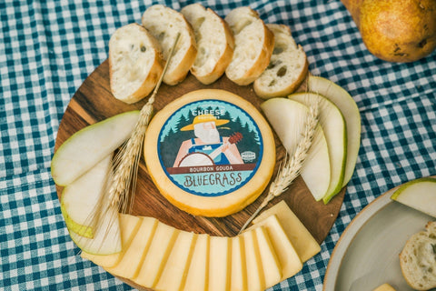 Bourbon Gouda from Wisconsin - House Cheese - Only $7.60! Order now at Weeks Honey Farm Fast shipping and excellent customer service.