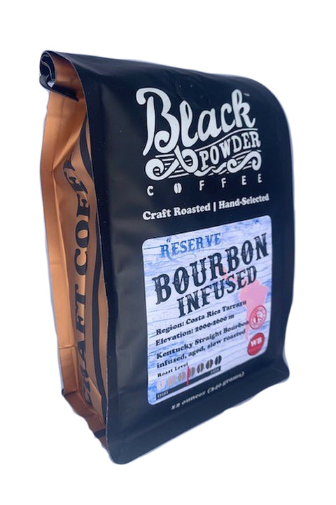 Bourbon Infused Coffee | Small Batch | Medium Roast - Blends - Only $20! Order now at Weeks Honey Farm Fast shipping and excellent customer service.