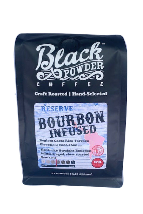 Bourbon Infused Coffee | Small Batch | Medium Roast - Blends - Only $20! Order now at Weeks Honey Farm Fast shipping and excellent customer service.