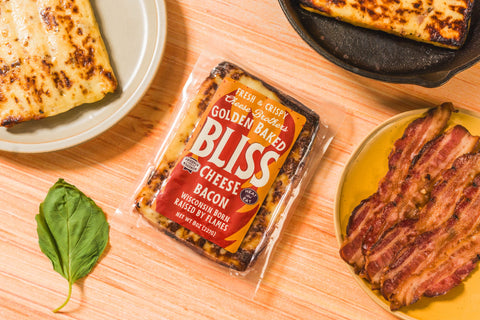 Bacon Golden Baked Bliss Cheese *New Release* - Reserve Cheese - Only $9.95! Order now at Weeks Honey Farm Fast shipping and excellent customer service.