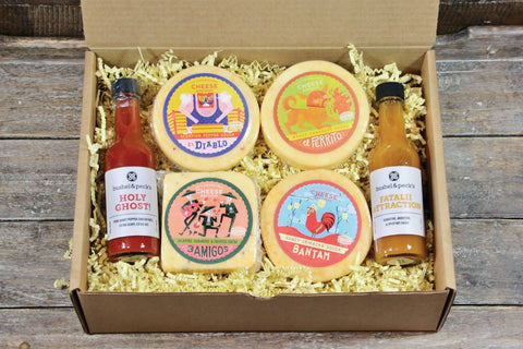 Deluxe Hot and Spicy Gift Collection - House Cheese - Only $44.95! Order now at Weeks Honey Farm Fast shipping and excellent customer service.