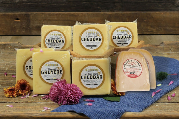 Deluxe Signature Cheese Variety Pack - House Cheese - Only $89.95! Order now at Weeks Honey Farm Fast shipping and excellent customer service.