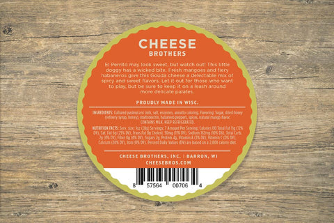 Mango Habanero Gouda from Wisconsin - House Cheese - Only $7.60! Order now at Weeks Honey Farm Fast shipping and excellent customer service.