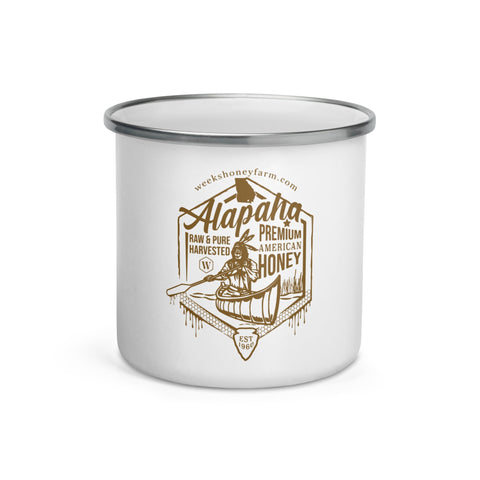 Weeks Alapaha Canoe and Native; Enamel Mug -  - Only $18! Order now at Weeks Honey Farm Fast shipping and excellent customer service.