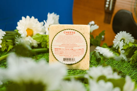 "Fields Forever" Green Onion Cheddar from Wisconsin - House Cheese - Only $7.60! Order now at Weeks Honey Farm Fast shipping and excellent customer service.