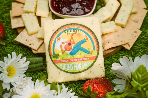 "Fields Forever" Green Onion Cheddar from Wisconsin - House Cheese - Only $7.60! Order now at Weeks Honey Farm Fast shipping and excellent customer service.