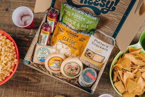 Deluxe Game Day Essentials Gift Pack - House Cheese - Only $79.95! Order now at Weeks Honey Farm Fast shipping and excellent customer service.