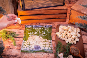 Garlic and Dill Cheese Curds *Ships Fresh Daily* from Wisconsin - Cheese - Only $7.60! Order now at Weeks Honey Farm Fast shipping and excellent customer service.