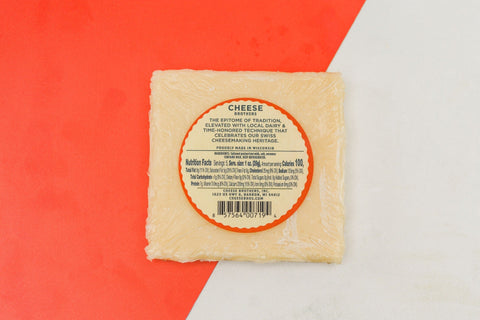 Wisconsin Creamy Gruyere - Reserve Cheese - Only $10.95! Order now at Weeks Honey Farm Fast shipping and excellent customer service.