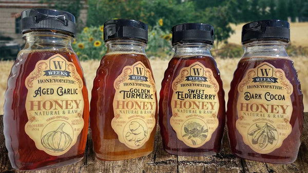 Better Choices Start with Honeyopathic™ Infused Honey Supplements; 8 oz - Vitamins & Supplements - Only $7.99! Order now at Weeks Honey Farm Fast shipping and excellent customer service.