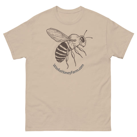 Honey Bee Men's T-shirt -  - Only $17.99! Order now at Weeks Honey Farm Fast shipping and excellent customer service.