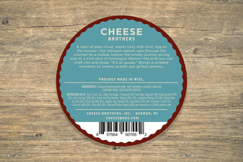 Smoked Gouda from Wisconsin - House Cheese - Only $6.71! Order now at Weeks Honey Farm Fast shipping and excellent customer service.