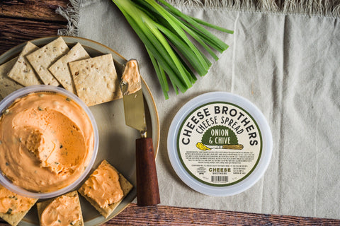 Onion and Chive Cheese Spread *New Release* from Wisconsin - Cheese - Only $8.95! Order now at Weeks Honey Farm Fast shipping and excellent customer service.