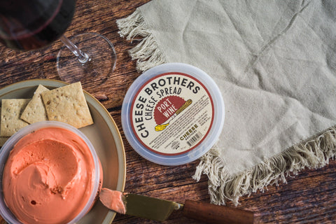 Port Wine Cheese Spread *New* from Wisconsin - Cheese - Only $8.95! Order now at Weeks Honey Farm Fast shipping and excellent customer service.