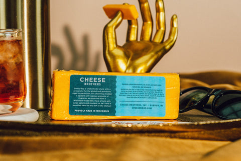 "Pretty Boy" Sharp Cheddar from Wisconsin - House Cheese - Only $7.60! Order now at Weeks Honey Farm Fast shipping and excellent customer service.