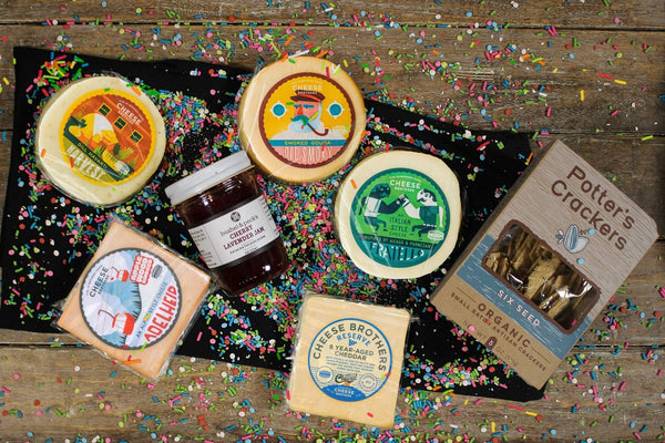 "Take it Cheesy" Retirement Gift Basket - House Cheese - Only $69.95! Order now at Weeks Honey Farm Fast shipping and excellent customer service.