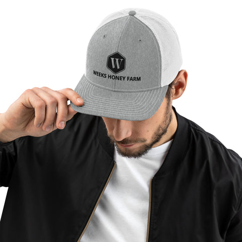 Official Weeks Honey Farm Trucker Cap - Apparel & Accessories - Only $27.99! Order now at Weeks Honey Farm Fast shipping and excellent customer service.