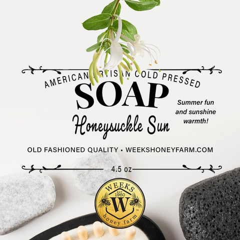 Handmade Cold Pressed Artisan Soaps- Assorted Fragrances, 4.5 oz Each - Soaps - Only $4.99! Order now at Weeks Honey Farm Fast shipping and excellent customer service.