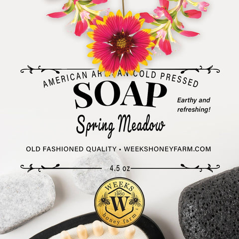 Handmade Cold Pressed Artisan Soaps- Assorted Fragrances, 4.5 oz Each - Soaps - Only $4.99! Order now at Weeks Honey Farm Fast shipping and excellent customer service.