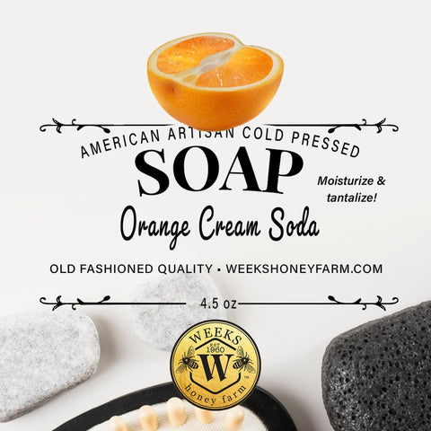 Handmade Cold Pressed Artisan Soaps- Assorted Fragrances, 4.5 oz Each - Soaps - Only $4.99! Order now at Weeks Honey Farm Fast shipping and excellent customer service.