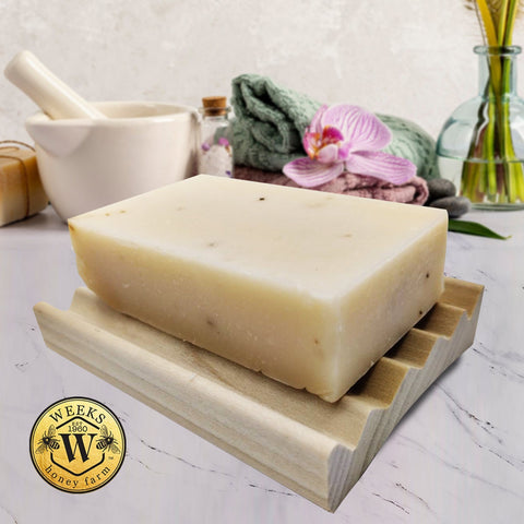 Handmade Cold Pressed Artisan Soaps- Assorted Fragrances, 4.5 oz Each - Soaps - Only $4.99! Order now at Weeks Honey Farm Fast shipping and excellent customer service.