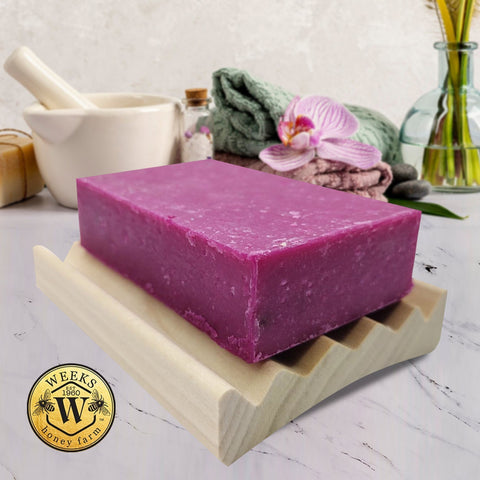 Handmade Cold Pressed Artisan Soaps- Assorted Fragrances, 4.5 oz Each - Soaps - Only $4.99! Order now at Weeks Honey Farm Fast shipping and excellent customer service.